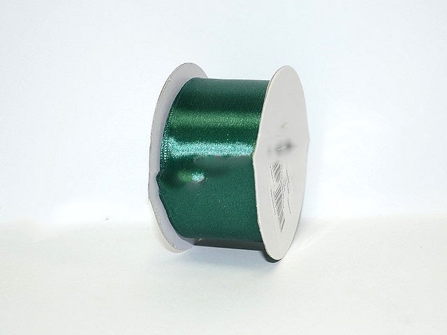 Banda decor saten 3.8CMX25Y verde inchis