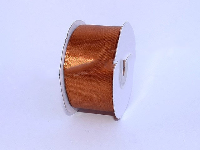 BANDA DECOR SATEN 3.8CMX25Y TERACOTA