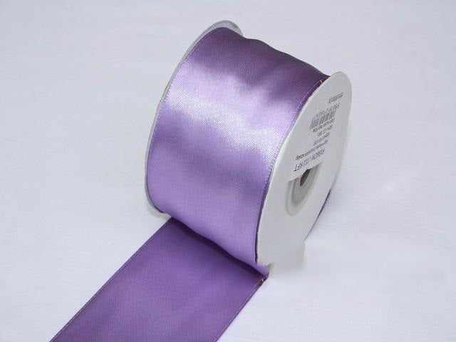 BANDA DECOR SATEN 5CMX25Y MOV DESCHIS