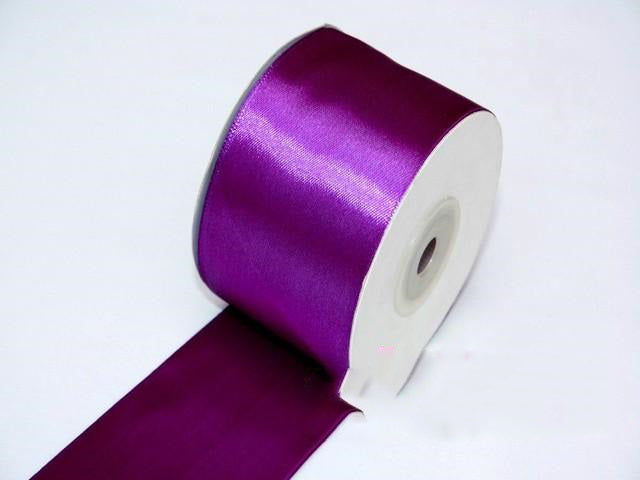 BANDA DECOR SATEN 5CMX25Y MOV INCHIS