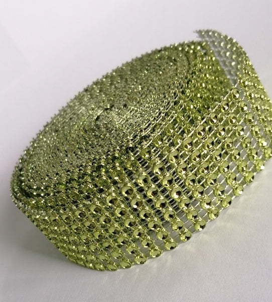 BANDA DECOR STRAS 3CMX4.57M VERDE