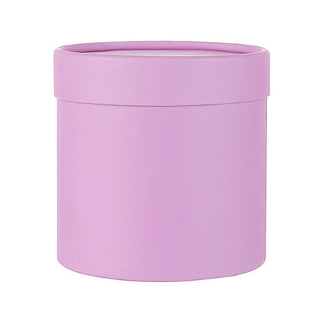 imagine produs Cutie din carton rotund 12.5x12.5cm mov deschis