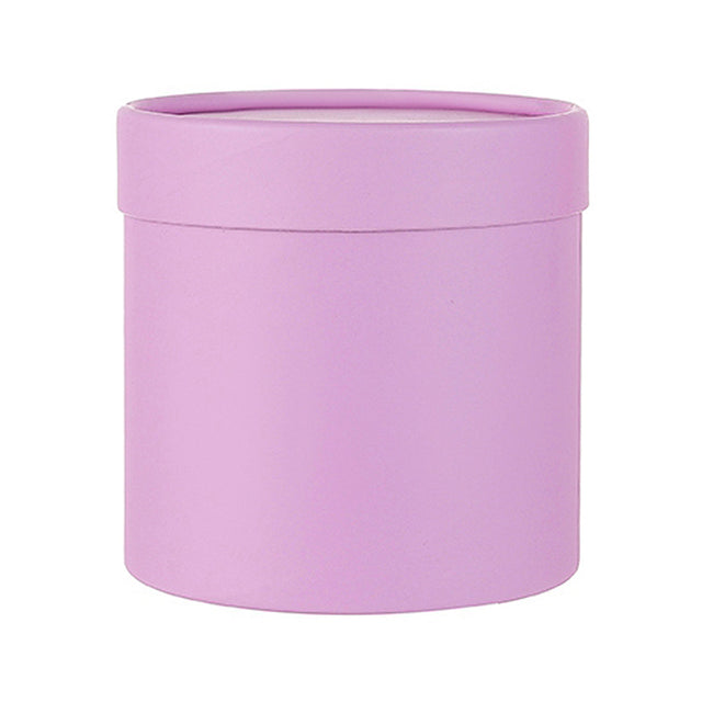 imagine produs Cutie din carton rotund 12.5x12.5cm mov deschis