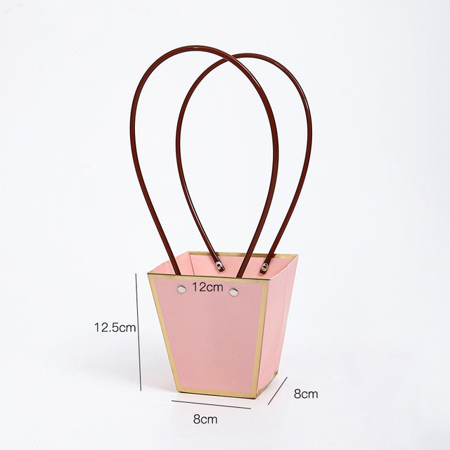 imagine produs Pungi Ptr.Aranjamente Florale 12X8X12.5cm roz