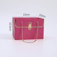 imagine produs Geanta pe lant placat cu aur 15x10x10.5cm cyclam
