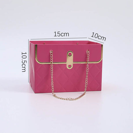 imagine produs Geanta pe lant placat cu aur 15x10x10.5cm cyclam