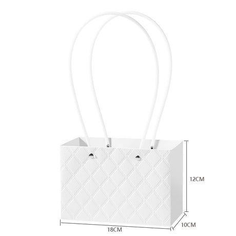 imagine produs Pungi ptrt.aranjamente florale 18x10x12cm alb