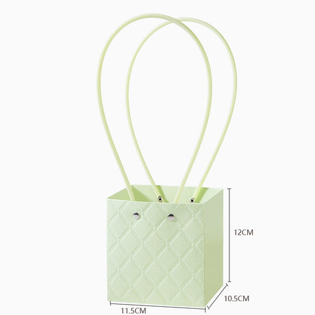 imagine produs Pungi ptr.aranjamente florale 11.5x10.5x12cm verde