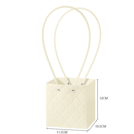 imagine produs Pungi ptr.aranjamente florale 11.5x10.5x12cm crem