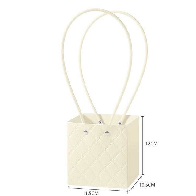 imagine produs Pungi ptr.aranjamente florale 11.5x10.5x12cm crem