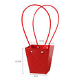 imagine produs Pungi ptr.aranjamente florale 12x8x12.5cm rosu