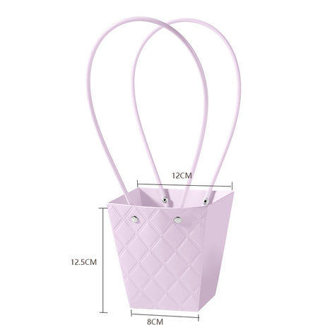 imagine produs Pungi ptr.aranjamente florale 12x8x12.5cm mov deschis