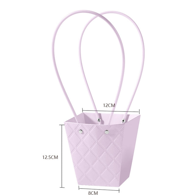 imagine produs Pungi ptr.aranjamente florale 12x8x12.5cm mov deschis