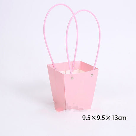 imagine produs Pungi ptr.aranjamente florale 9.5x9.5x13cm roz