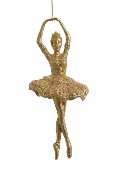 imagine produs Balerina de agatat auriu 18cm