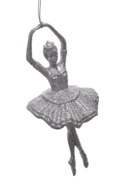 imagine produs Balerina de agatat argintiu 18cm