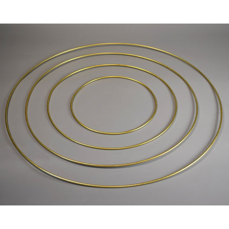 Cerc metalic 40cm auriu