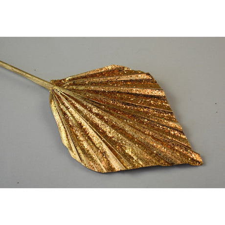 Frunza palmier mediu auriu/glitter