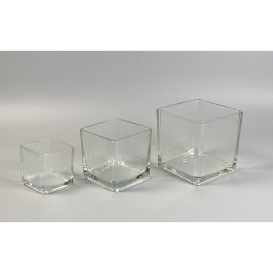 Bol din sticla patrat 6cm 6buc/pachet