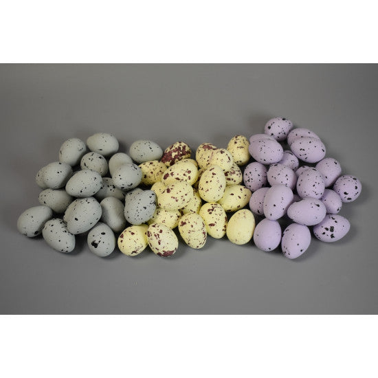 Oua polistiren 2.5x3.5cm  culori pastel