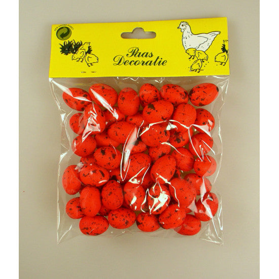 Oua de prepelita 2x2.5cm S/50 rosu