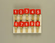imagine produs Clame cu numere s/10