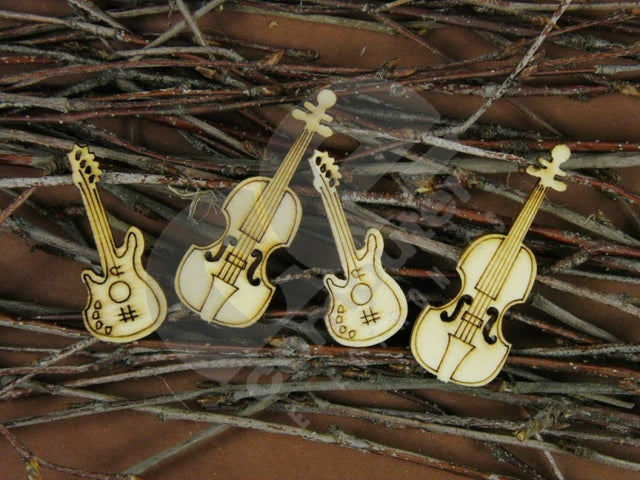 Fig. chitara/vioara din lemn S/36