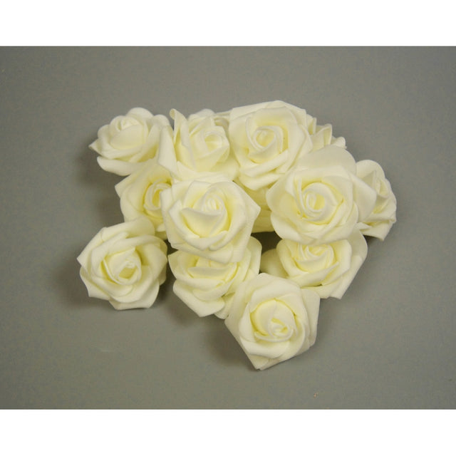 Cap trandafiri polifoam 4.5cm S/100 crem