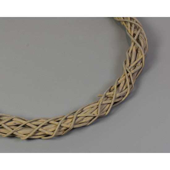 Coronita din nuiele 25cm vopsit gri