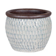 imagine produs Bol ceramic Shiwan Eros 28x21 cm alb