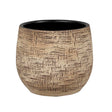 imagine produs Vas ceramic Cork 16x14cm nisipiu-negru