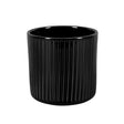 imagine produs Vas ceramic cilindru Helsinki Line 13,5x13,2cm antracit