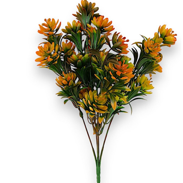 Buchet cu trandafir de piatra x5 34cm