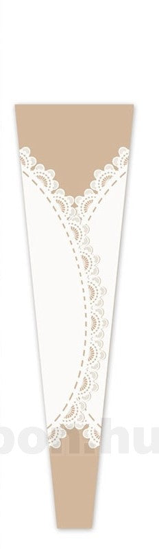 Ambalaj cu model 14X4x50cm S/20 natur/alb