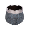 imagine produs Bol ceramic Silvius 17x17cm gri-argintiu