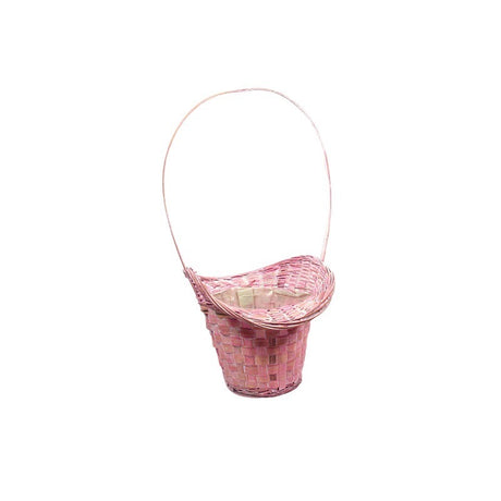 imagine produs Cos Bambus Florentin 19x15x12/37cm Roz Antic