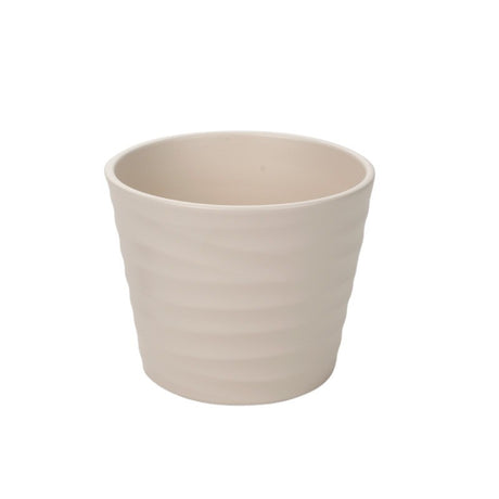 imagine produs Vas ceramic Wave 23cm alb antic