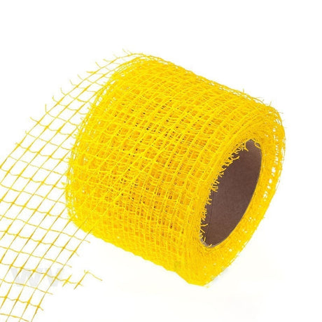 imagine produs Banda decor plasa simpla 10cm galben lamaie