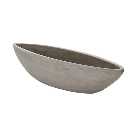 imagine produs Bol barcuta Nevada din piatra 47,5x11,5x8,7cm gri