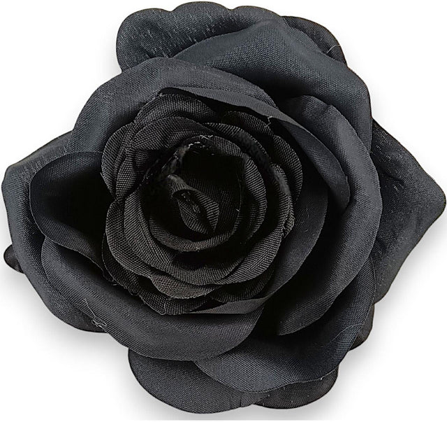 imagine produs Cap trandafiri 7cm S/12 negru