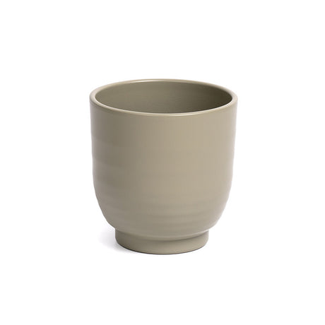 imagine produs Vas ceramic orhidee Intac 13,5cm khaki mat