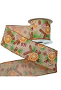 imagine produs Banda decor cu model Craciun din pinza 64mmx6.4m