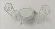 imagine produs Masuta de cafea cu scaune metal s/3