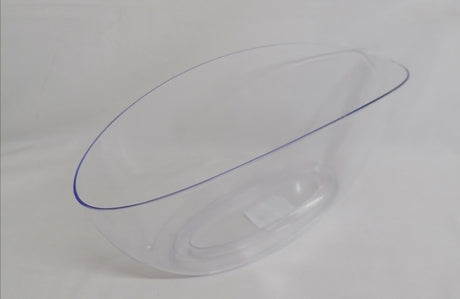 imagine produs Vas plastic oval 37x15cm transparent