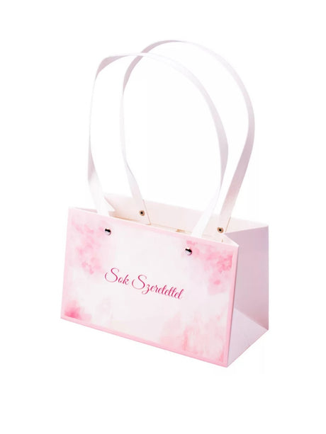 imagine produs Pungi ptr.aranjamente florale 22x10.5x13.5cm Sok Szeretettel