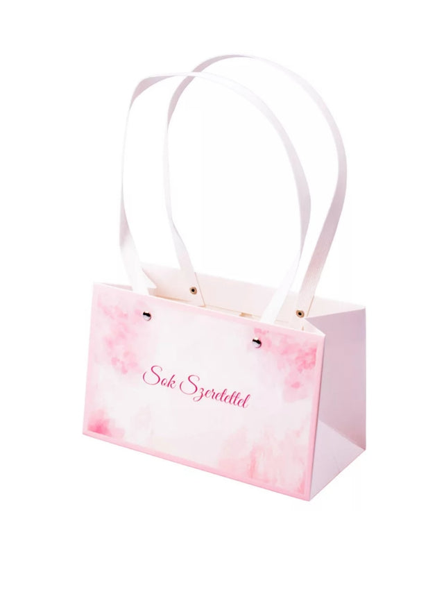 imagine produs Pungi ptr.aranjamente florale 22x10.5x13.5cm Sok Szeretettel