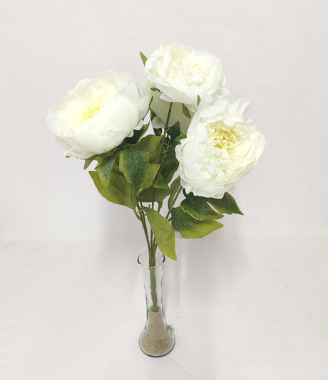 imagine produs Buchet peonie x5 H:44cm crem