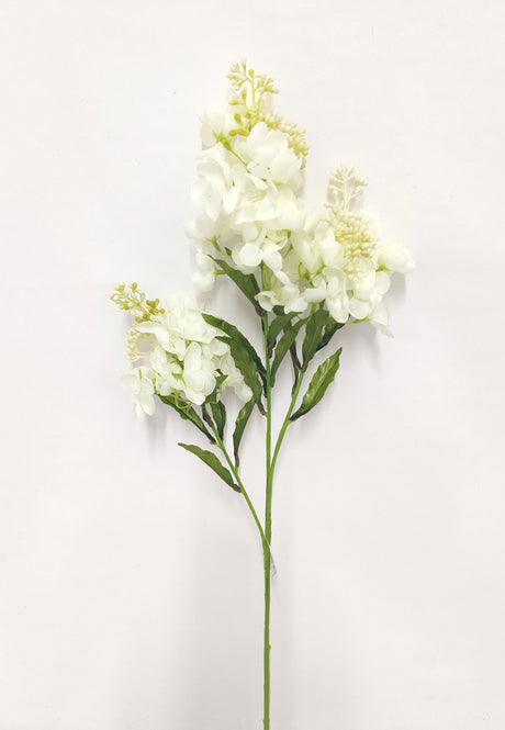 imagine produs Creanga cu floricele x3 H68cm crem