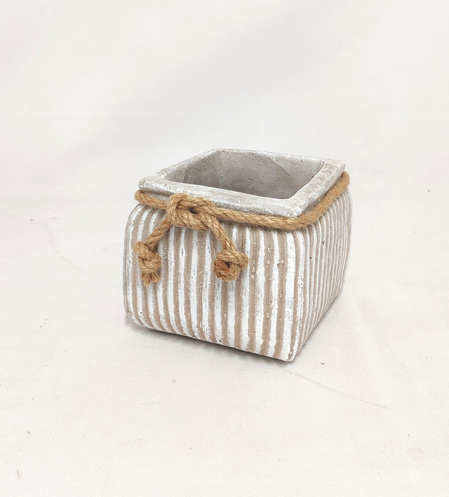 imagine produs Bol din ghips patrat 15x15x12cm