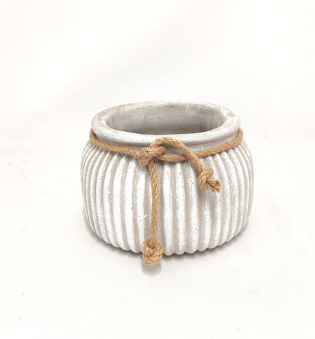 imagine produs Bol rotund din ghips 22x22cm